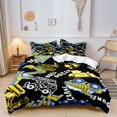 thumbnail image 1 of Ensemble de Literie Dessin Animé Trois Pièces, Housse de Couette Imprimée 3D, Microfibre Douce, Housse de Couette-Semaine, 1 of 3