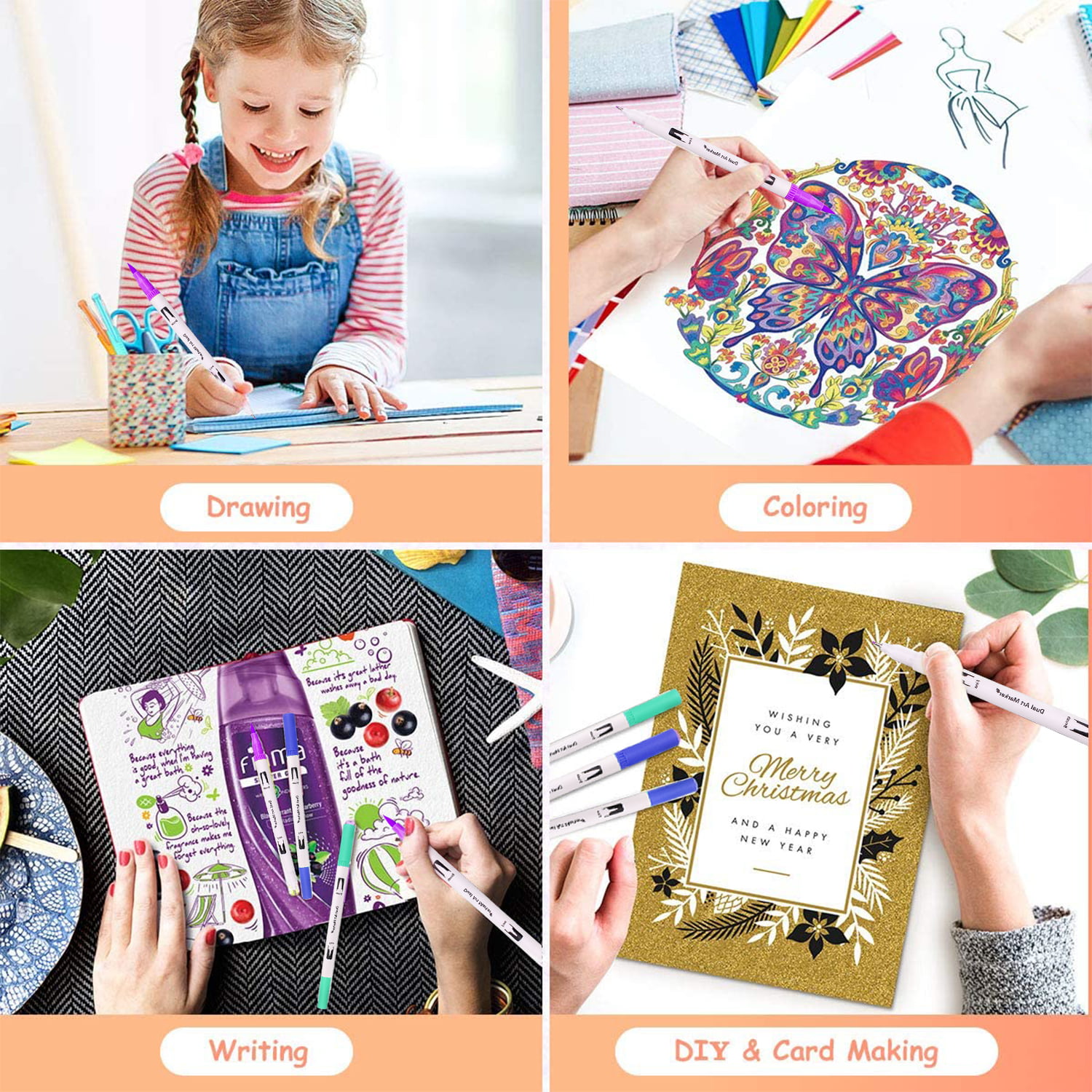 ArtCreativity Jumbo Pens for Kids and Adults, Set of 12, Oversize Writ ·  Art Creativity