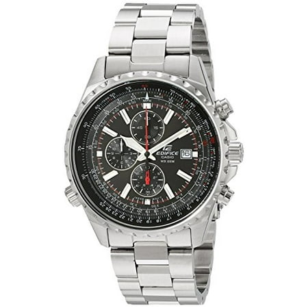 casio - Men's EF527D-1AV Edifice Stainless Steel Multi-Function Watch ...