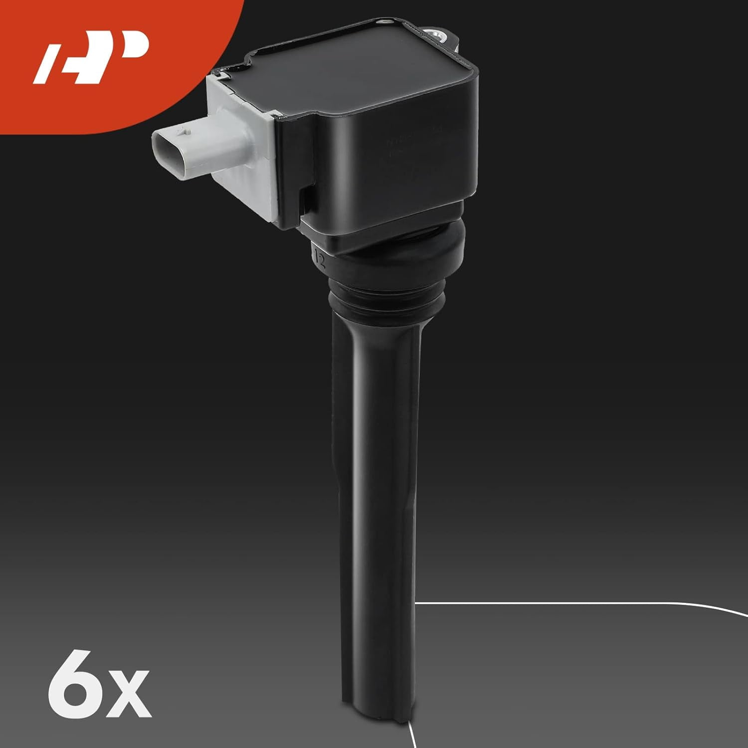 A-Premium Set of 6 Ignition Coil Pack and Iridium Spark Plugs Compatible with Ford F-150 F150 2017-2019, Expedition 2018-2019 & Lincoln Navigator 2018-2019, 3.5L, Replace# HL3Z12029A, NGK94372