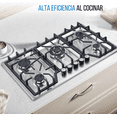 thumbnail image 4 of Parrilla de Gas Arol Empotrable 5 Quemadores Acero Inoxidable 86 cm P-IN5Q86B, 4 of 6