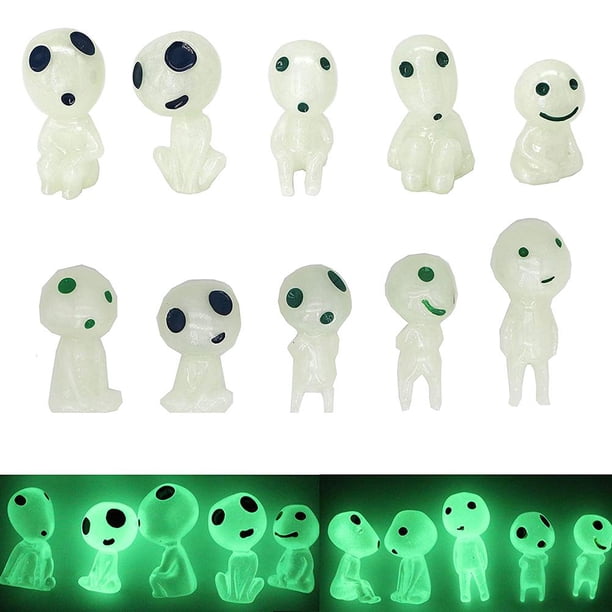 Adornos De Elfos De Árbol De Hadas Fantasmas Luminosos En Miniatura Para Decoración De Jardín Micro Paisaje 10 Uds. Eigraketly HA035537-00