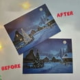 thumbnail image 4 of Hometravel Temperature Changing Christmas Cards, Heat Reactive Holiday Greeting Cards, Magic Reveal Surprise Night Cards with Envelopes for Gift Exchange, 4 of 7