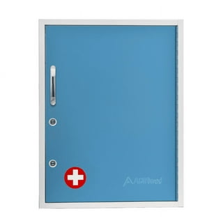 Timgle Medicine Cabinet with Lock Wall Mounted and Portable Storage  Container Locking Medicine Cabinet First Aid Cabinet Hanging Medical  Cabinet for
