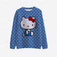 thumbnail image 4 of Sudadera de Hello Kitty para mujer, suéter informal de dibujos animados, ropa de primavera, Otoño e Invierno, 4 of 4