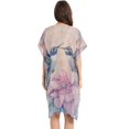 thumbnail image 3 of BZSMCE Women Creatively Harmony Of Hummingbirds Print Beach Cover-ups Size:S-2XL, 3 of 7