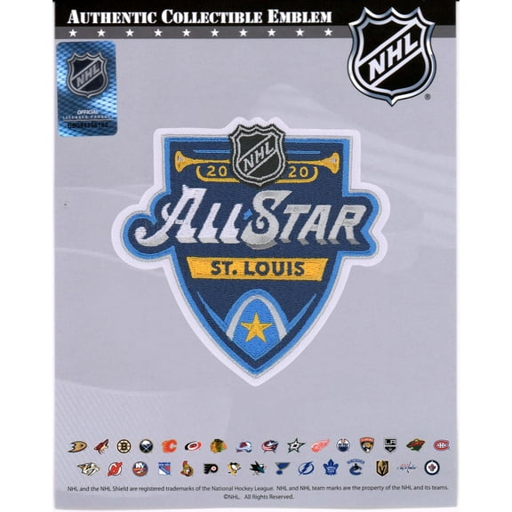 Unsigned 2020 NHL All-Star Game National Emblem Jersey Patch