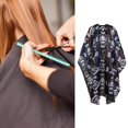 thumbnail image 4 of thinsony Haircut Cape Cloth Waterproof Anti Static Printing Easy Clean for Perming, 4 of 8