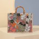 thumbnail image 4 of Bolsas De Mano Bolso De Hombro Compuesto Lentejuelas De Gran Capacidad Durable Mujeres Lino Damas Compras, 4 of 5