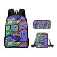 thumbnail image 1 of Poppu Playtime Bag Three-piece, Primary And Secondary School Student Backpack-week, 1 of 4