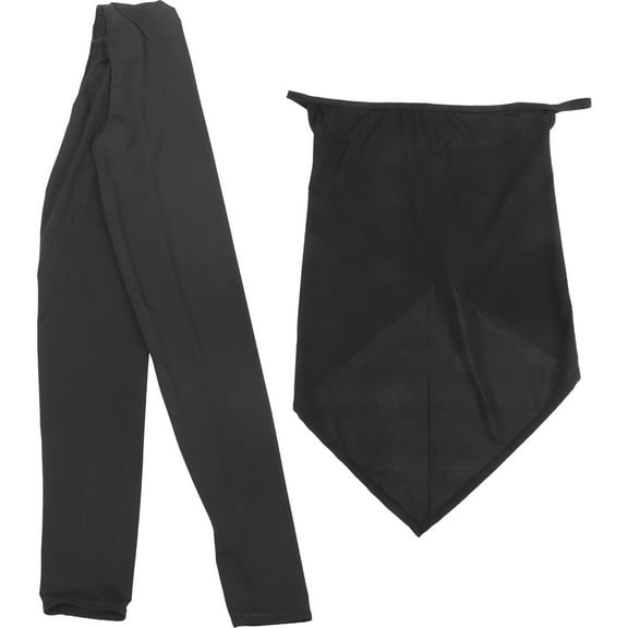 HOMEMAXS  Golf Sun Protection Shawl Sleeves Outdoor Multi-functional Arm Guards Women Miss Black