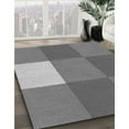 thumbnail image 3 of Ahgly Company Machine Washable Indoor Round Transitional Carbon Gray Area Rugs, 7' Round, 3 of 7
