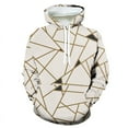 thumbnail image 3 of Sudadera con capucha con estampado geométrico 3D clásico para hombre y mujer, sudadera con capucha de manga larga con cordón, informal, holgada, para la calle, 3 of 5