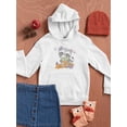 thumbnail image 3 of Cute Baby Racoon Halloween Hoodie Juniors -Image by Shutterstock,  Medium, 3 of 4