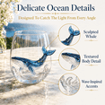 thumbnail image 5 of 3D Ocean Animal Glassware, Sculpted Marine Animal Wine Cup, Octopus Seahorse Crab Turtle Whale Shark Glass for Coastal Decor and Home Bar, 5 of 7