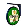 thumbnail image 2 of Guinness Shamrock Double-Sided Pub Sign Green, Black, red, 2 of 4