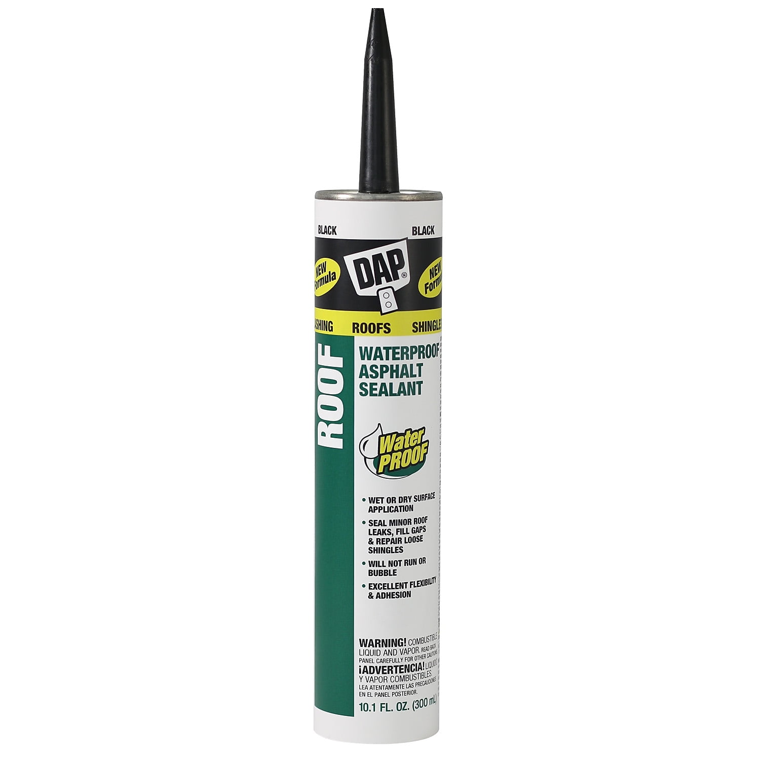 DAP 18268 10.1 oz. Black Roof Waterproof Asphalt Filler & Sealant