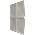 thumbnail image 4 of 19 5/8"W x 19 5/8"H Edinburgh EnduraWall Decorative 3D Wall Panel, Universal Pearl Metallic Sea Mist (Covers 2.67 Sq. Ft.), 4 of 6