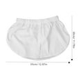 thumbnail image 2 of Raindrops 1Set Underskirt for Dresses in White Chiffon Stylish Appearance, 2 of 8