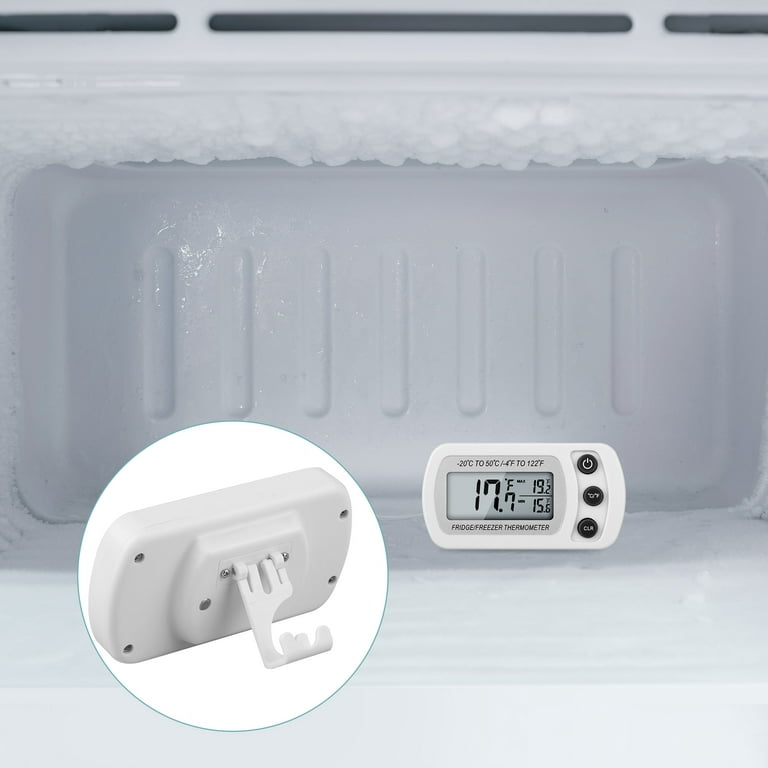 EEEkit 2pcs Digital Refrigerator Thermometers, Freezer Room