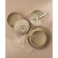 thumbnail image 3 of JoyJolt Mesa 4pc Stoneware Pasta Bowl set, 30oz - Beige, 3 of 8