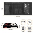 thumbnail image 6 of Chririnla Polyester Fabric Kids Trifold Wallet with Dustproof Portable Children's Wallet for Sports, Ghost Cat Trifold Card Wallet, 6 of 6