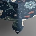 thumbnail image 3 of Pioneer Flower Floral Print Pattern Rectangle Tablecloth 60"x84",Waterproof Polyester Rectangle Table Cloth, Wipeable Spillproof Polyester Tablecloth for Dining, Camping, Indoor and Outdoor, 3 of 5