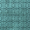 thumbnail image 1 of Ahgly Company Indoor Square Abstract Light Blue Modern Area Rugs, 3' Square, 1 of 4