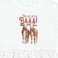 thumbnail image 4 of Inktastic Christmas Farm Goat Girls Toddler Dress, 4 of 5