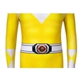 thumbnail image 5 of Guvpev Yellow Ranger Costume, Halloween Cosplay Dress Up Outfit, 3D Spandex Superhero Bodysuit Jumpsuit for Halloween Party Cosplay & Fancy Dress Up, 5 of 11