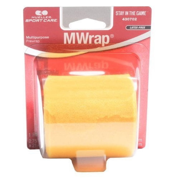 Mueller MWrap Pretaping Underwrap, Gold, Single Roll, 2.75" x 21.4 yd