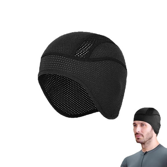 1/2Pc Mesh Cycling Cap Sweat Wicking Quick Dry Helmet Liner Breathable Sun Protection Running Skull Cap Bicycle Hat for Men Women