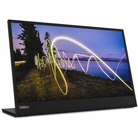 Lenovo ThinkVision M15 16" Class Full HD LED Monitor - 16:9 - Raven Black - 15.6" Viewable - In-plane Switching (IPS) Technology - WLED Backlight - 1920 x 1080 - 16.7 Million Colors - 250 Nit - 6 m...