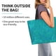 thumbnail image 2 of Disketp Blue Green Glitter Bolsa Tote Estampada para Mujer, Bolso de Hombro y de Mano para Compras y Viajes, 2 of 8