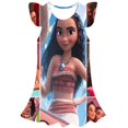 thumbnail image 1 of 2023 año nuevo estilo moda novedosa lindo vestido de princesa negro pura mujer dibujos animados 3D estampado Mini rodilla kirt con pétalos con volantes Dress10T Gao Jinjia LED, 1 of 2