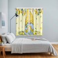 thumbnail image 5 of Curtains 63 Inch Length 2 Panels, Yellow Lemons Grommets Window Treatment Curtain, Cute Gnomes Summer Fruits Rustic Flowers Thermal Curtains Drapes for Living Room/Bathroom, 5 of 9