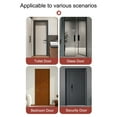 thumbnail image 4 of 39" Under Door Draft Stopper for Exterior Doors, Door Sweep Sound Proofing for Bottom of Door, Door Soundproofing Noise Blocker, Under Door Filler Soundproof Seal Strip White, 4 of 9