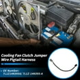 thumbnail image 3 of Arnés de cable del jumper del embrague del ventilador de enfriamiento Unique Bargains para Ford F150 2007-2008 para Ford Expedition 2007-2008 No.7L1Z-14K095-A, 3 of 7