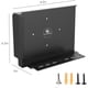 thumbnail image 2 of Monzlteck Wall Mount para PS5 Playstation 5 disco y digital Metal Vertical Colgado en la Pared Negro, 2 of 2