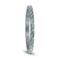 thumbnail image 2 of SZUL Women's 1.5MM Thin Rope Twist Wedding Band in 14K White Gold, 2 of 4
