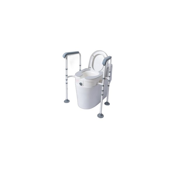 Andafacil® EasyRise – Elevador de Inodoro con Apoyabrazos Ajustable
