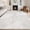 Grey, variant on Volkmi 9x12 ft Modern Washable Area Rug for Living Room, Strip Pattern Throw Carpet with Non Slip Backing, Low Pile Stain Resistant Floor Cover Black