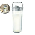 thumbnail image 1 of Dvruxg Plastic Water Pitcher with Flip Top Spout Lid, Clear Slim Water Container for Fridge Door Juice Pitcher with Scale Line for Tea, Lemonade, Handmade Drinks, 1 of 5