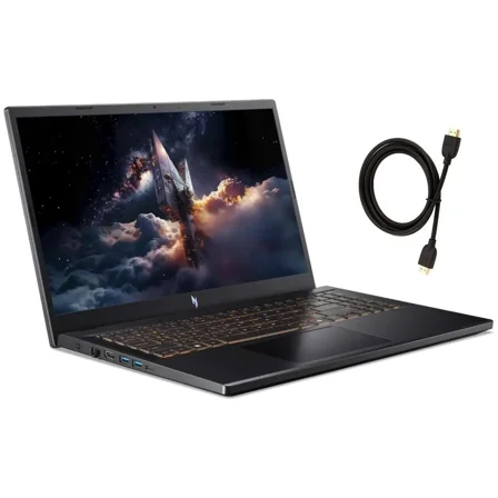 Acer Nitro V 15.6” FHD IPS 165Hz Gaming Laptop|Intel Core i5-13420H|NVIDIA GeForce RTX 5050|Webcam|Backlit |Black| 32GB RAM | 1024GB SSD |Windows 11 Home |Bundle with HDMI Cable