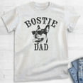 thumbnail image 2 of Bostie Dad T-shirt, Unisex Men's Shirt, Boston Terrier Owner, Best Dog Dad Gift, Heather Ash, Medium, 2 of 6