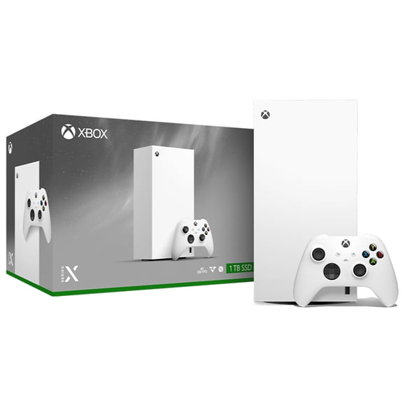 Xbox Series X - All Digital Gaming Console - 1TB SSD - Includes Wireless Controller - 4K Gaming - 120FPS - Robot White