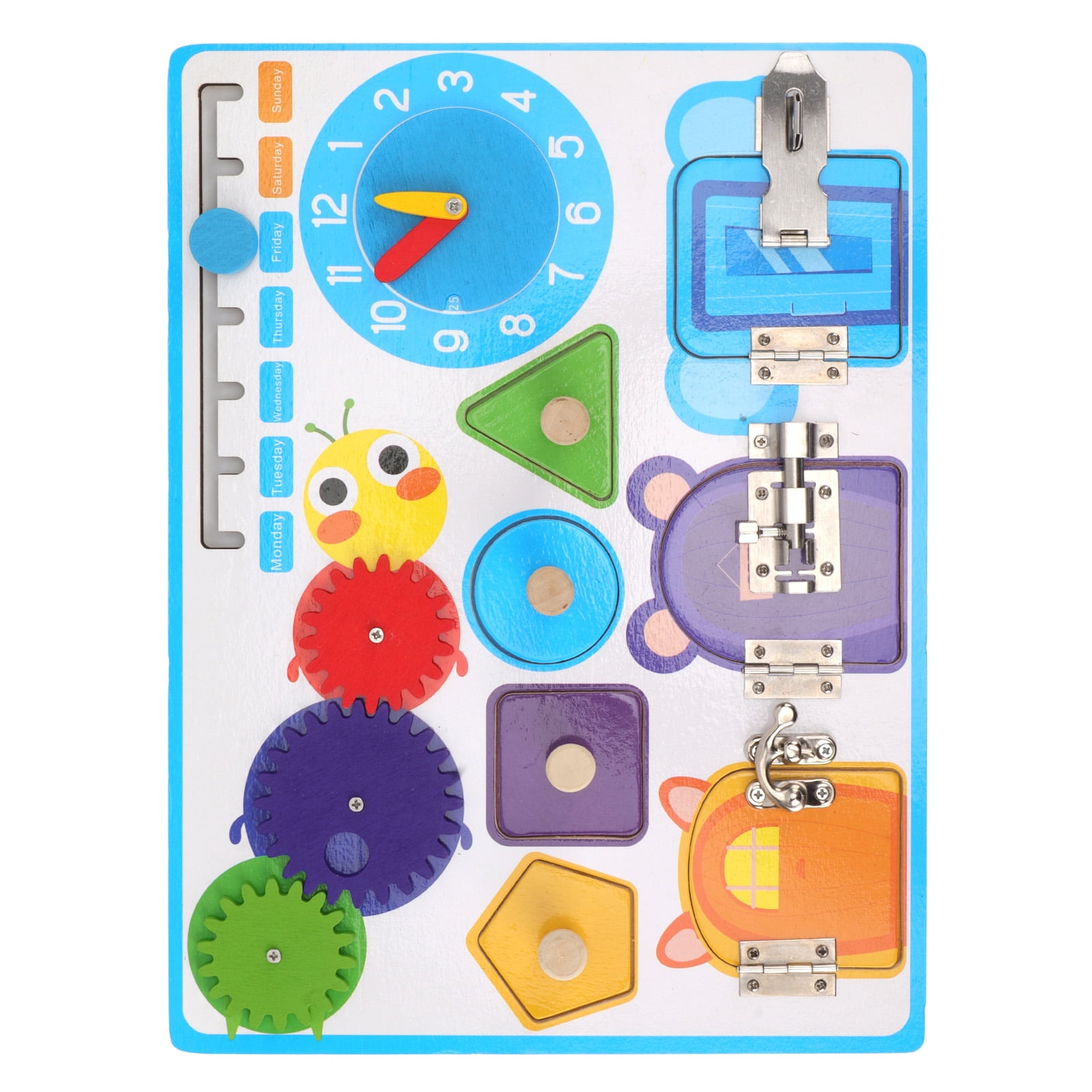 Sensory Board, Fine Workmanship Alarm Clock Sensory Activity Board