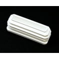 thumbnail image 4 of Plastic 1/2 x 1-1/2 inch White Rectangle Tubing Cap, Finishing Plug, Pipe Tubing End Cap, Durable Chair Glide Universal - 20, 4 of 10