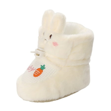 Siilsaa Baby Shoe Baby Boys Girls Shoes Non-Slip Rubber Sole Sneakers First Walking Toddler Crib Shoes Loafers Flats. White 12