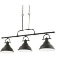 thumbnail image 2 of Volume Lighting V1247-65 3 Light 12" Wide Led Linear Chandelier - Bronze, 2 of 2